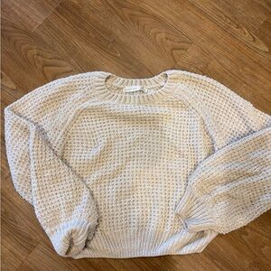 Altar'd State Cream Knit Sweater